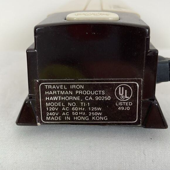 Polo by Hartman Travel Iron TESTED Mini Space Saver - Picture 5 of 5